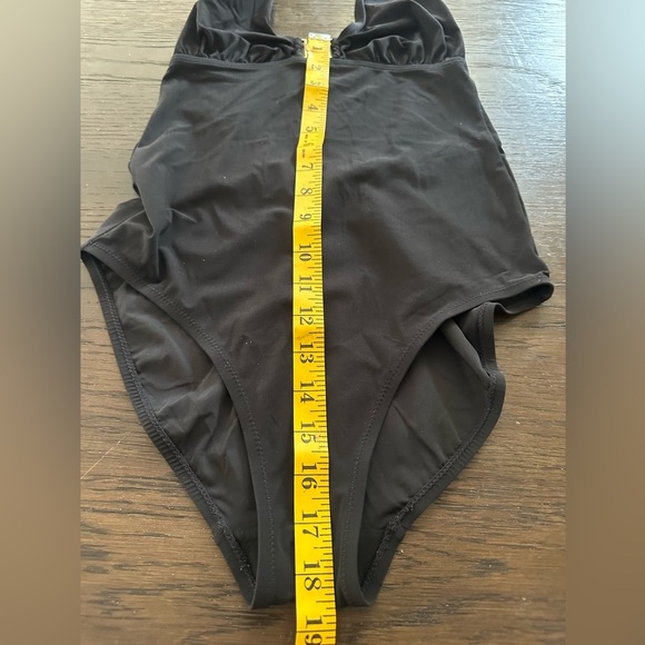 Tory Burch Black Swimsuit with Logo - Picture 9 of 10